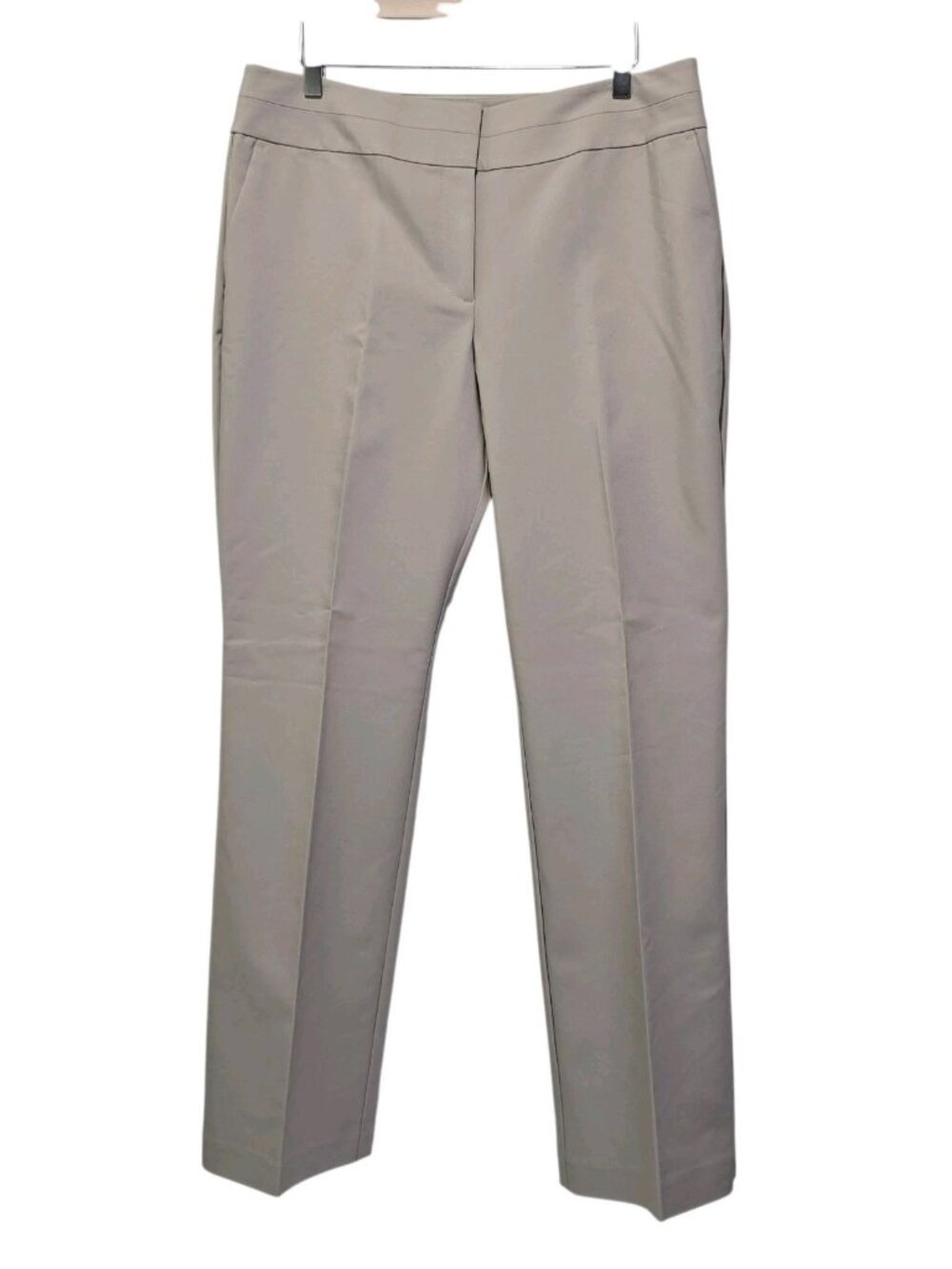 Ann Taylor Curvy Dress Trouser / Pants Size 12 (31 Inseam) Light Taupe